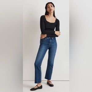 Madewell Mid-Rise Kick-Out Jeans